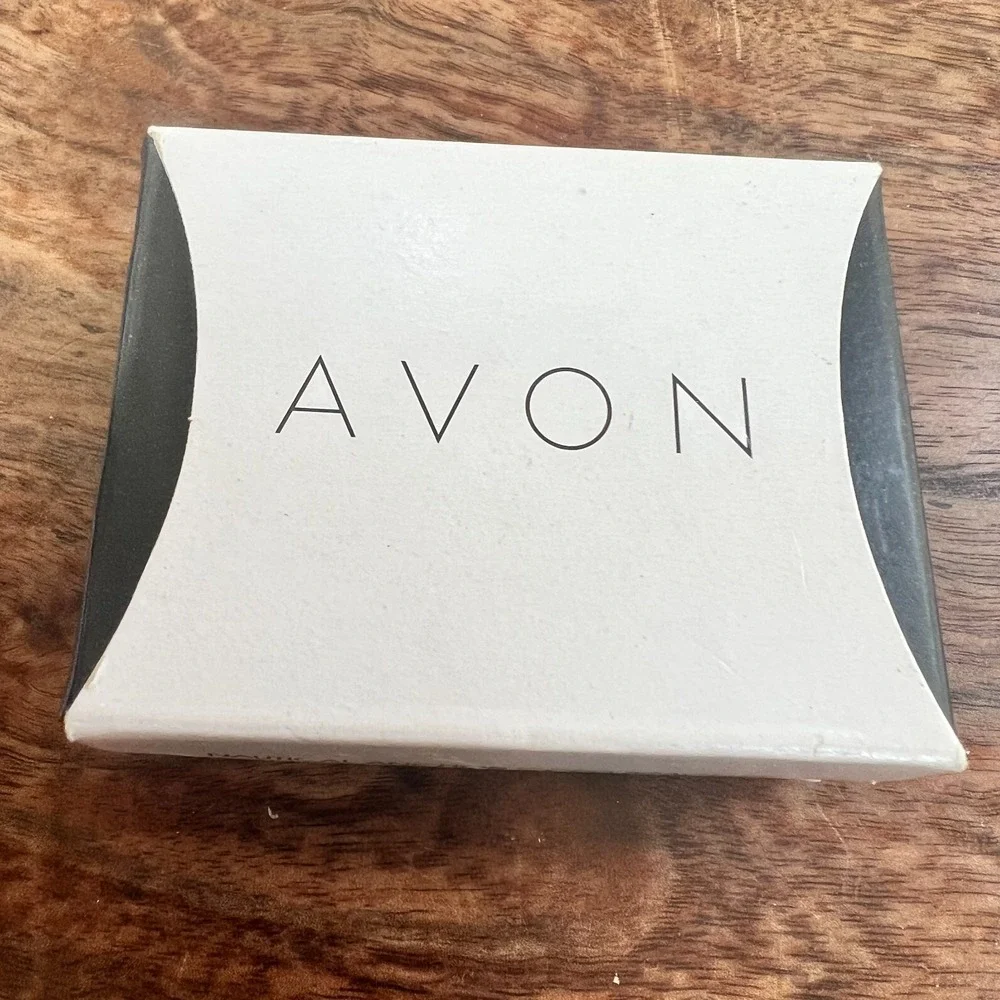 Avon Nautical Anchor Cord Bracelet NOS in Box Navy White Rope w/ Gold Anchor‎